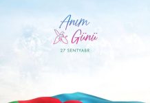 27 sentyabr Azərbaycanda Anım Günüdür